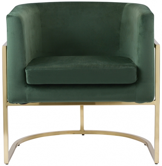Кресло Rufus 74X74X70 CM тёмно-зеленое 3