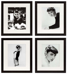 Постеры Audrey Hepburn 45X45 / 45X45 / 45X45 / 45X45 CM