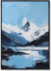 Постер на холсте Landscape collection The peaks 75X105 CM