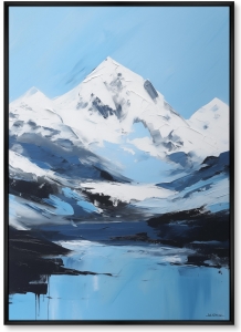 Постер на холсте Landscape collection The peaks 75X105 CM