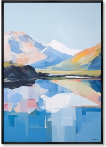 Постер на холсте Landscape collection The Reflection 75X105 CM