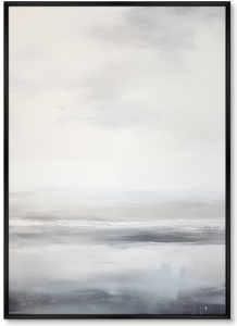 Постер на холсте Landscape collection White silence 75X105 CM