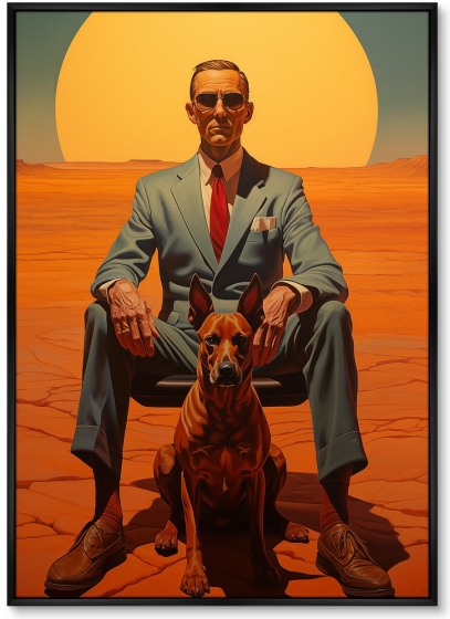 Постер на холсте The Dogs of Wall Street 75X105 CM 1