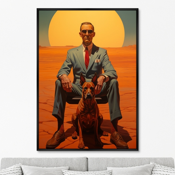 Постер на холсте The Dogs of Wall Street 75X105 CM 6