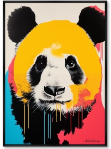 Постер на холсте Vibe collection Panda 75X105 CM