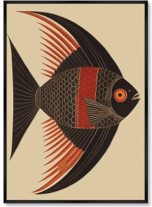 Постер на холсте Angel Fish 75X105 CM