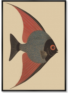 Постер на холсте Angel Fish 75X105 CM