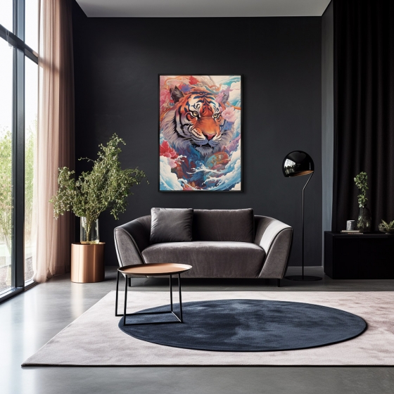 Постер на холсте Soaring Tigers 75X105 CM 2