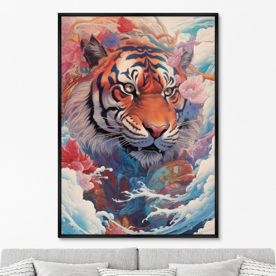 Постер на холсте Soaring Tigers 75X105 CM 6