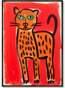 Постер на холсте Wild Cats 75X105 CM