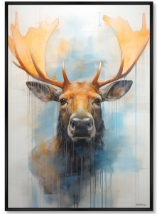 Постер на холсте Moose 75X105 CM