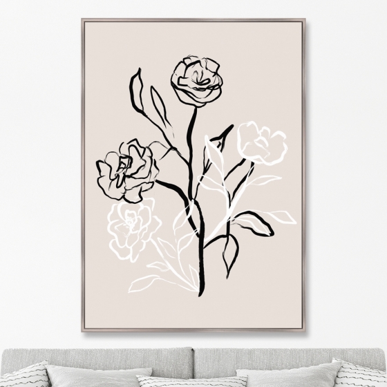 Репродукция на холсте No words needed just roses 75X105 CM 2