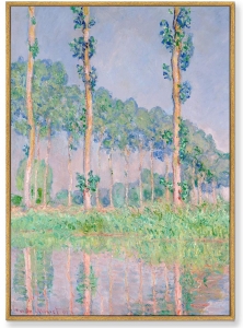 Постер на холсте Poplars Pink Effect 75X105 CM