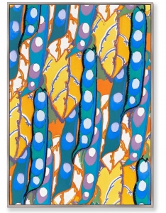 Постер на холсте Colorful vintage art deco pattern 75X105 CM