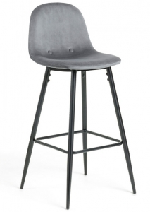 Барный стул Nilson 48X47X101 CM серый