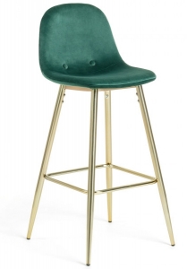 Барный стул Nilson 48X47X101 CM зелёный
