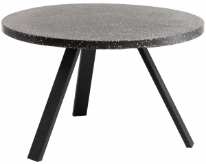 Керамический стол Shanelle 120X120X76 CM чёрного цвета