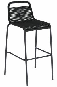 Барный штабелируемый стул Lambton 53X53X100 CM чёрный