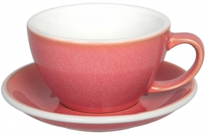 Чайная пара Egg 300 ml розовая
