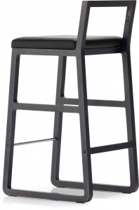 Барный стул с лаконичным дизайном Midori 93X49X42 СM черный