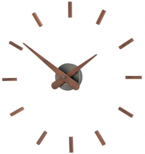 Настенные часы Sunset Ø50 CM graphite walnut wood