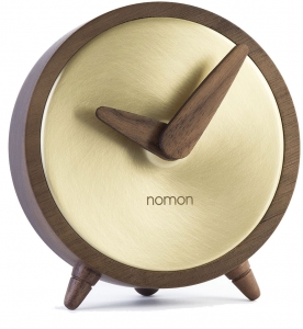 Часы настольные Atomo Ø10 CM цвет золото