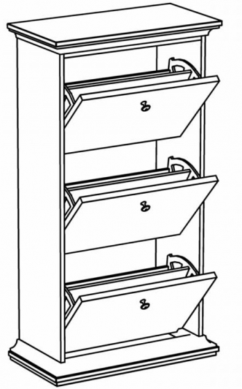 Обувница Reina 67X34X125 CM 2