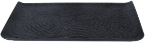 Платформа для подачи Black Raw Wood 30X15 CM