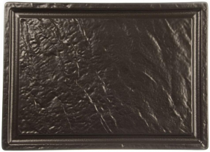 Платформа для закусок Black Raw Stellar 42X28 CM