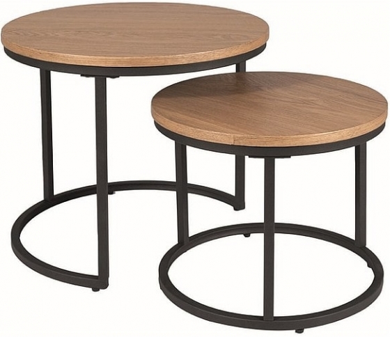 Комплект столиков Amaro 53X53X45 / 43X43X35 CM 1