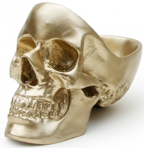 Органайзер для мелочей Skull 13X22X16 CM золотого цвета