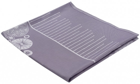 Скатерть из хлопка New year essential 180X180 CM  фиолетово-серого цвета 2