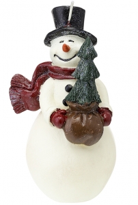 Свеча декоративная Festive Snowman 15 CM