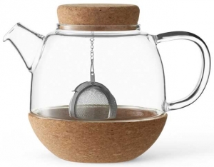 Чайник из стекла и пробки Cortica 800 ml
