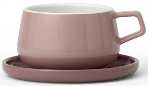 Чайная пара Classic Ella 300 ml розового цвета