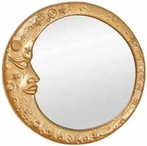 Зеркало декоративное Gold Moon Ø62 CM