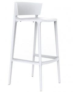 Барный стул Africa 48X47X95 CM белого цвета