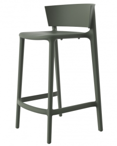 Полубарный стул Africa 48X47X85 CM зелёного цвета